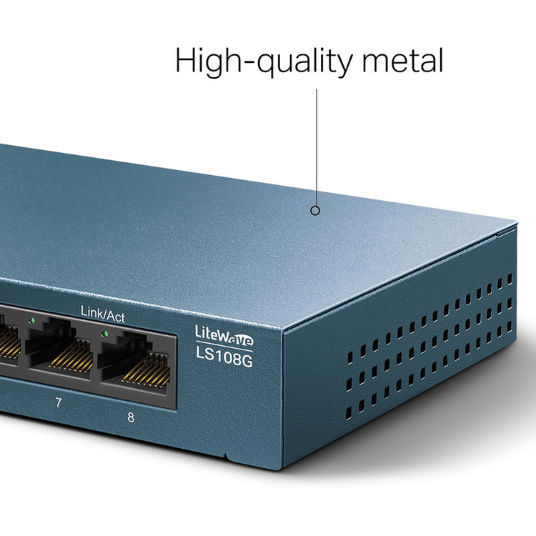 سوییچ 8 پورت تی پی-لینک مدل LS108G