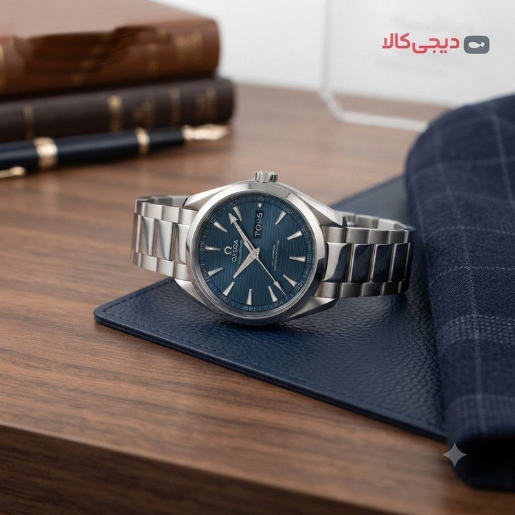 ست ساعت مچی عقربه ای زنانه و مردانه مدل دو تقویم قفل مخفی کد 05