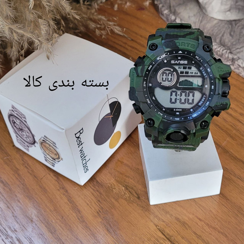 ساعت مچی دیجیتال مردانه مدل تک زمانه