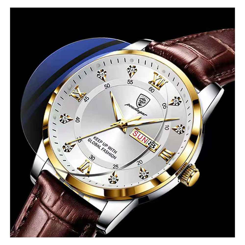 ساعت مچی عقربهای مردانه پوداگار مدل WBR-836