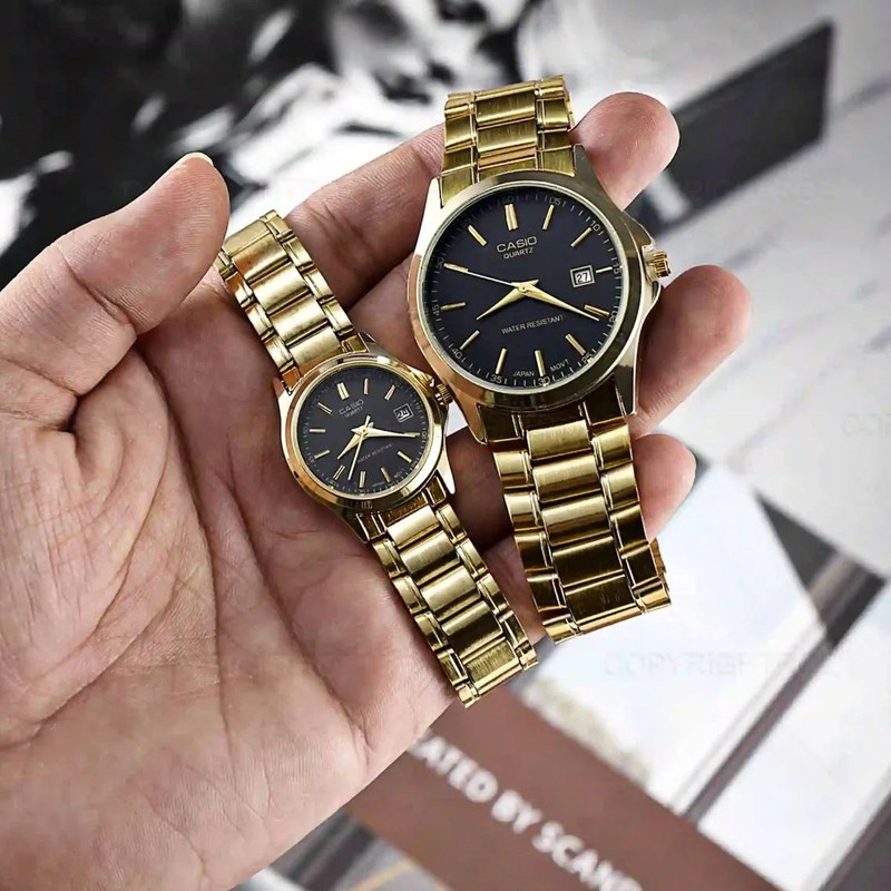 ست ساعت مچی عقربه ای زنانه و مردانه مدل Ca09