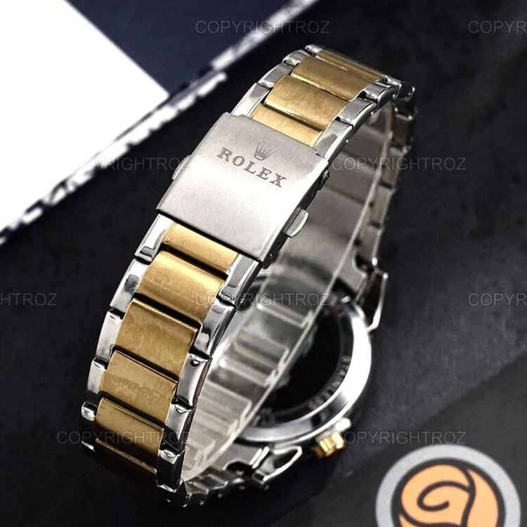 ساعت مچی عقربهای مردانه مدل پشت شیشه ای rlx