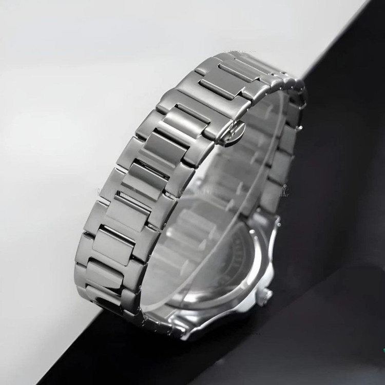 ساعت مچی عقربهای کوارتز مردانه مدل تک موتور صفحه مربعی قفل مخفی کد 004
