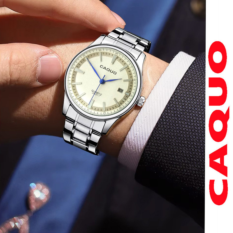 ساعت مچی عقربهای کوارتز مردانه کاکیو مدل کلاسیک استایل کد CA-KH