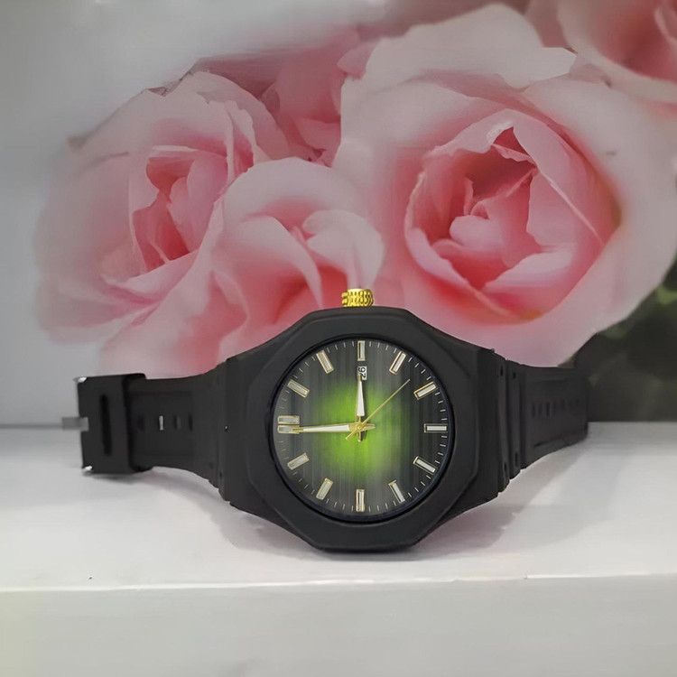 ساعت مچی عقربهای کوارتز مردانه مدل بند پیو ضد آلرژی کد 107