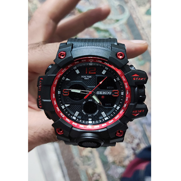 ساعت مچی عقربهای مردانه مدل DUAL TIME