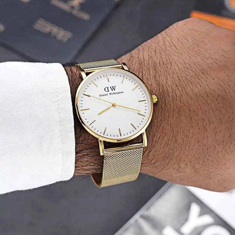ساعت مچی عقربهای مردانه مدل حصیری ts01