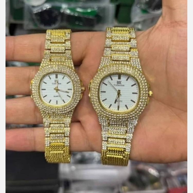 ساعت فول نگین ست