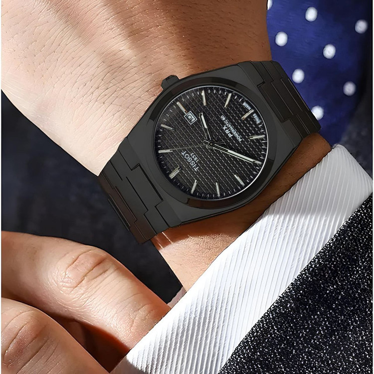 ساعت مچی عقربهای مردانه کوارتز مدل قفل مخفی 08