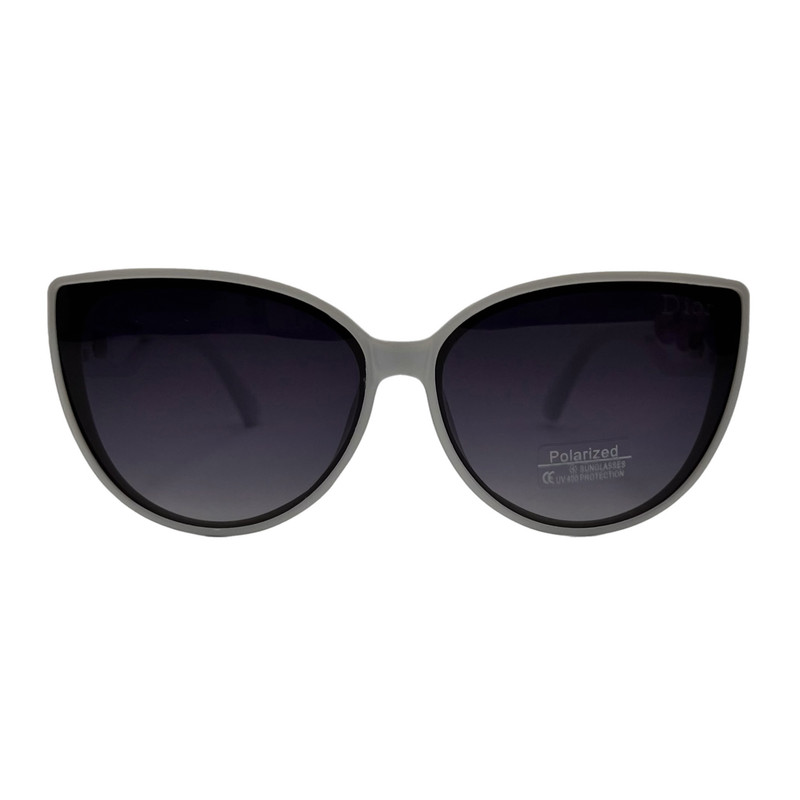 عینک آفتابی زنانه فرم گربه‌ای پلاریزه UV 400 مدل P5007