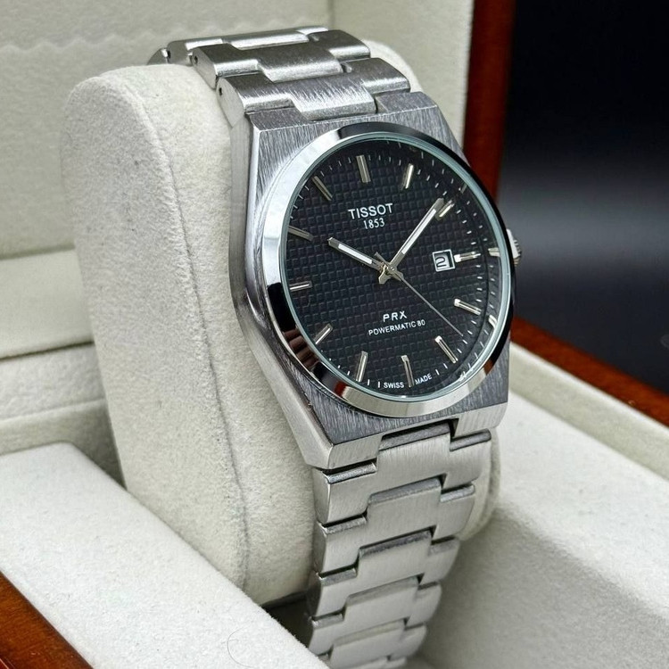 ساعت مردانه تیسوت PRX + جعبه هدیه