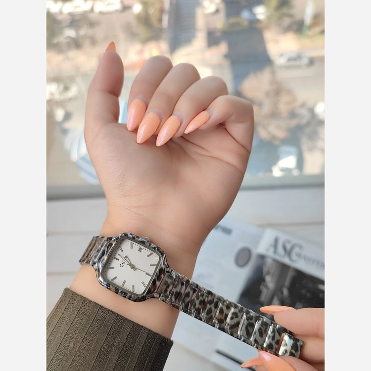 ساعت زنانه پلنگی سیلور +جعبه هدیه