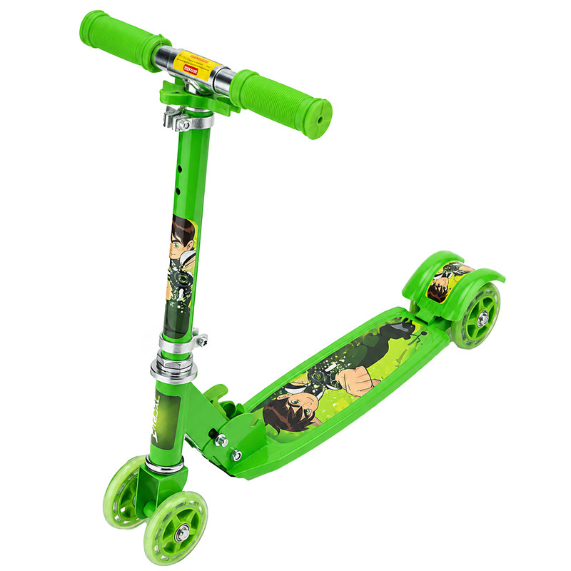 اسکوتر کودک رجال مدل تاشو چرخ ژله ای کد NEW 2027 ظرفیت وزنی 60 کیلوگرم