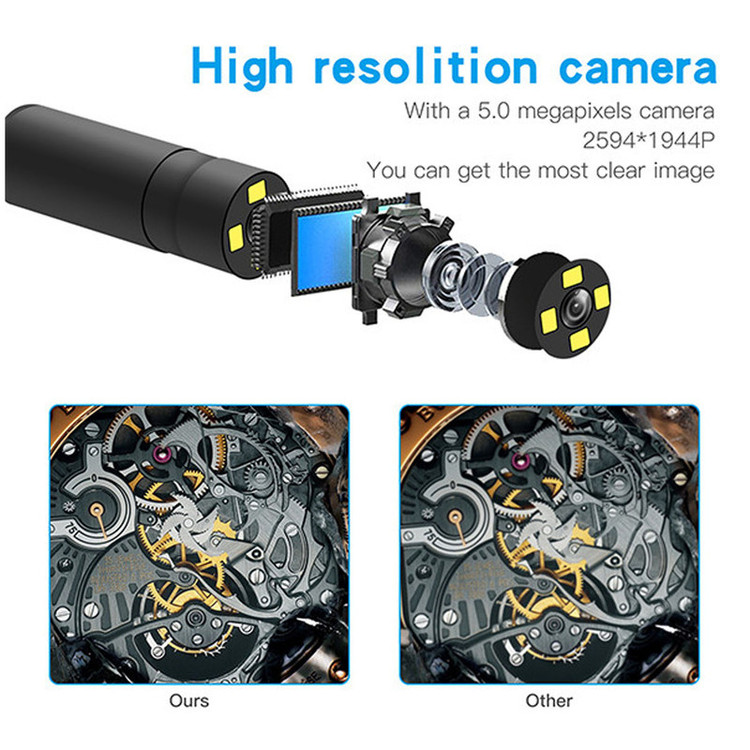 دوربین آندوسکوپی مدل ضدآب اتوفوکوس 10M 5MP HD