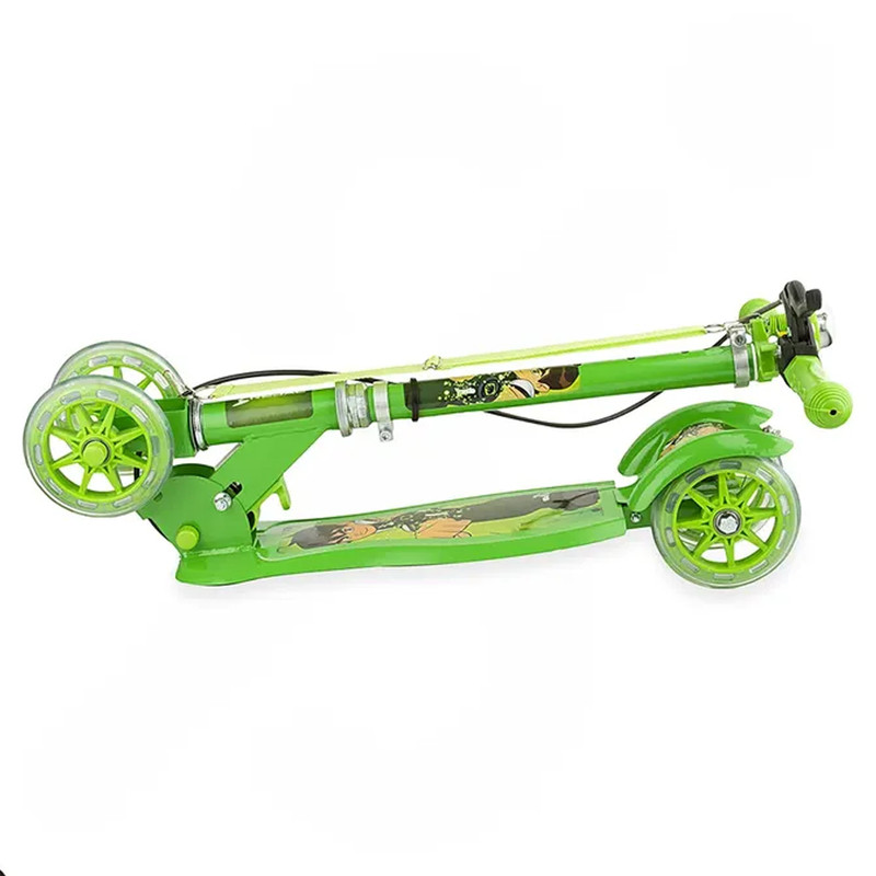 اسکوتر رجال مدل چهار چرخ کد Folding به همراه زنگ هشدار ظرفیت وزنی 75 کیلوگرم