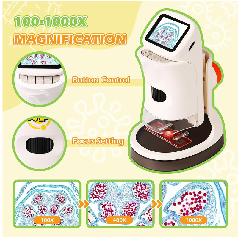 میکروسکوپ دیجیتال مدل Full HD 1000x New 5MP