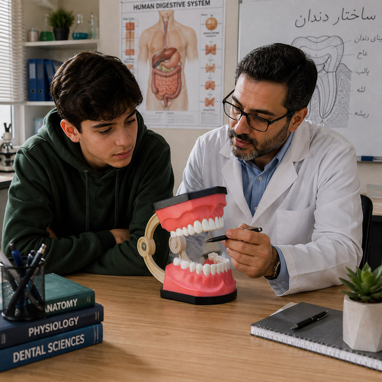 کیت آموزشی مدل مولاژ دندان انسان کد Size 3X