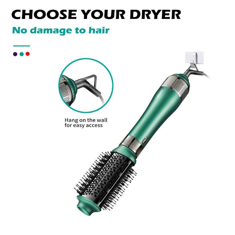 سشوار برسدار حالتدهنده 1000 وات وی جی ار مدل V-493، موتور DC، وزن 300 گرم، المنت سرامیک، دارای سری متمرکزکننده باریک، متمرکزکننده پهن، سری برسدار گرد پهن، سری برسدار تخت با ویژگی صافکنندگی، حجمدهندگی، با قابلیت باد سرد