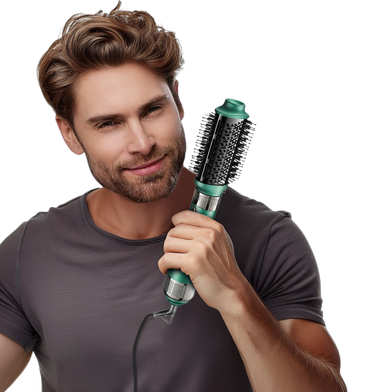 سشوار برسدار حالتدهنده 1000 وات وی جی ار مدل V-493، موتور DC، وزن 300 گرم، المنت سرامیک، دارای سری متمرکزکننده باریک، متمرکزکننده پهن، سری برسدار گرد پهن، سری برسدار تخت با ویژگی صافکنندگی، حجمدهندگی، با قابلیت باد سرد
