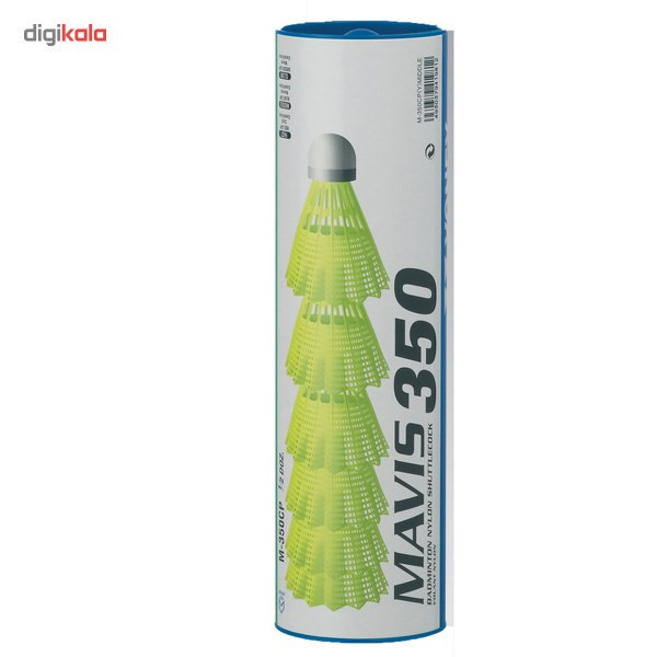 توپ بدمینتون یونکس مدل Mavis 350 بسته 6 عددی