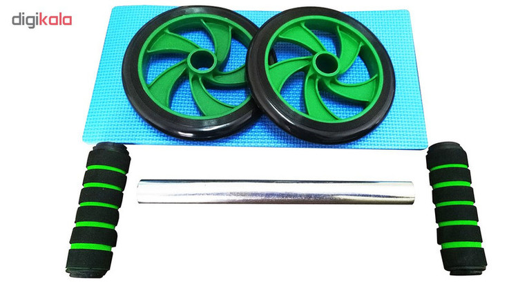 چرخ تمرین شکم مدل DOUBLE Wheel