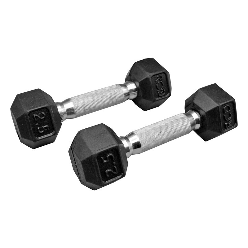 دمبل بدنسازی مدل GS-M-98629 وزن ۲.۵ کیلو گرم بسته دو عددی