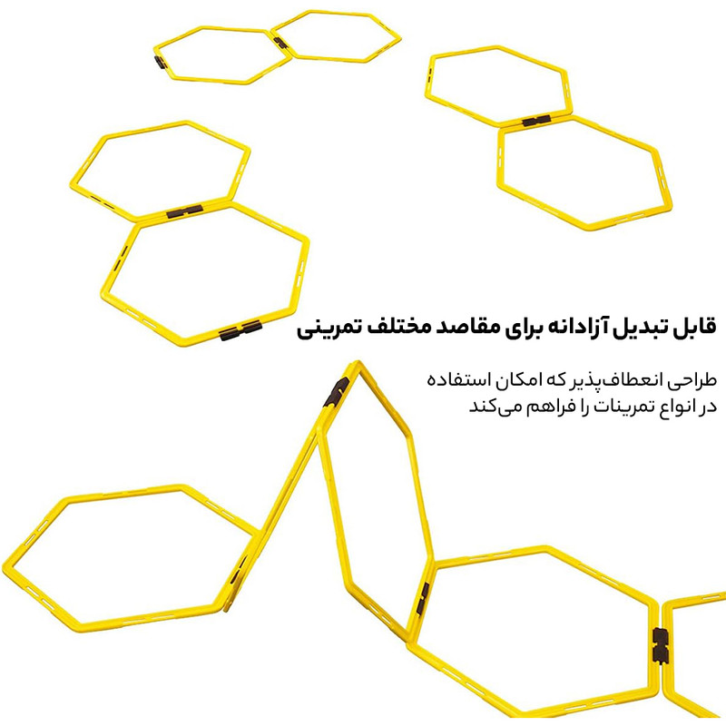 حلقه چابکی پاورجیم مدل 6 ضلعی