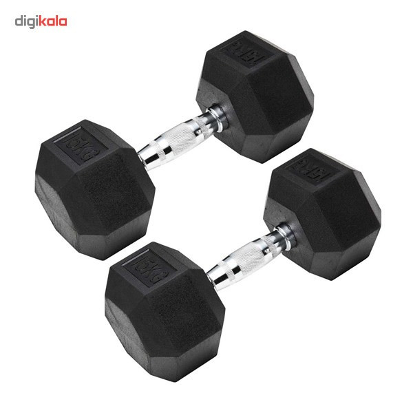 دمبل بادی اسکالپچر مدل BW-460 پانزده کیلوگرمی بسته 2 عددی