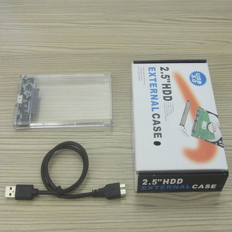 قاب هارد دیسک اکسترنال 2.5 اینچ مدل Glass