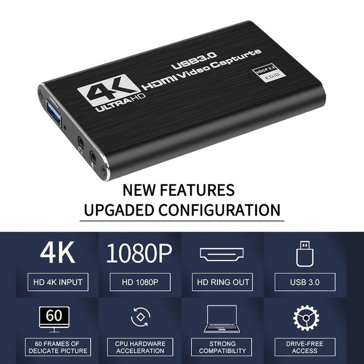 کارت کپچر مدل 4K HDMI USB 3.0 60fps
