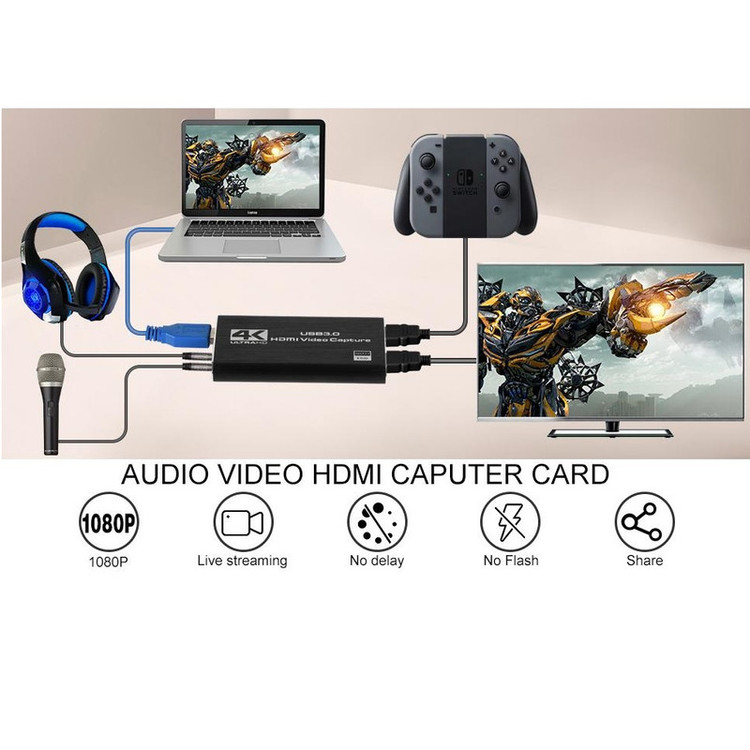کارت کپچر مدل 4K HDMI USB 3.0 60fps