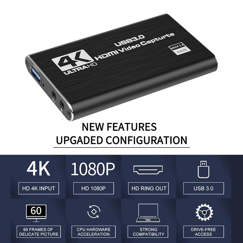 کارت کپچر مدل 4K HDMI USB 3.0 60fps
