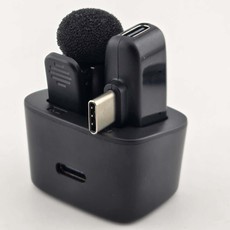 ست میکروفن بی سیم مدل SX-35 MINI با درگاه اتصال لایتنینگ و تایپ سی