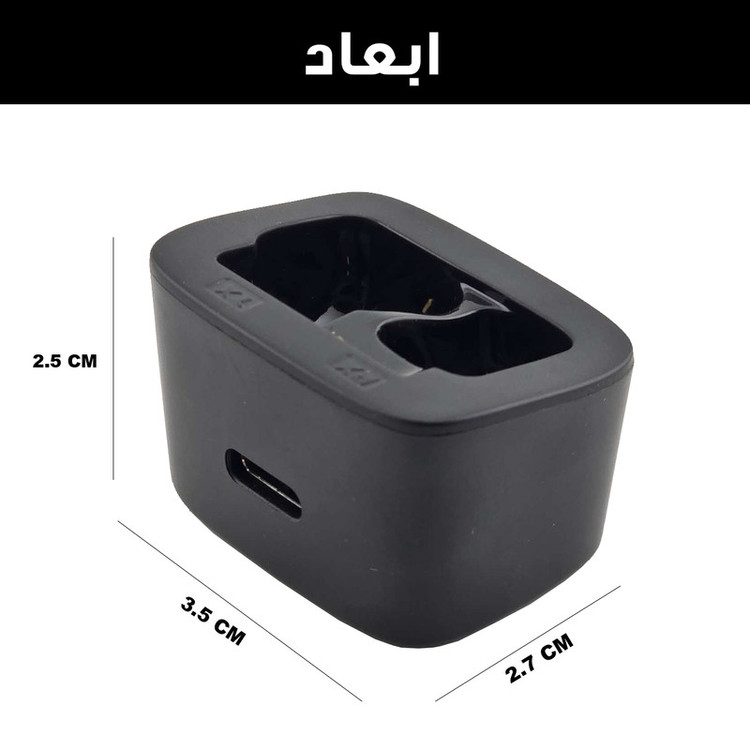 ست میکروفن بی سیم مدل SX-35 MINI با درگاه اتصال لایتنینگ و تایپ سی
