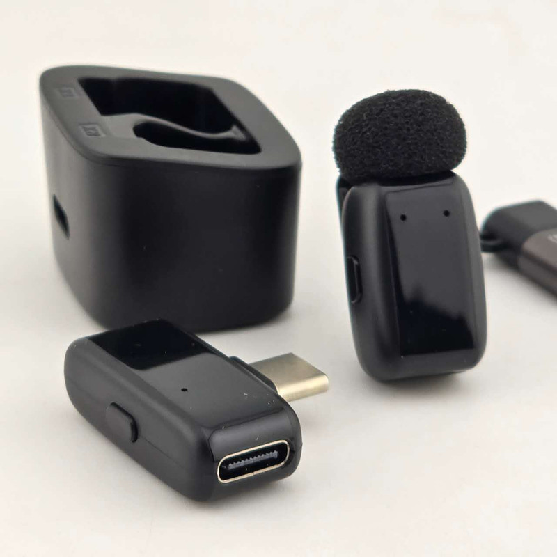 ست میکروفن بی سیم مدل SX-35 MINI با درگاه اتصال لایتنینگ و تایپ سی