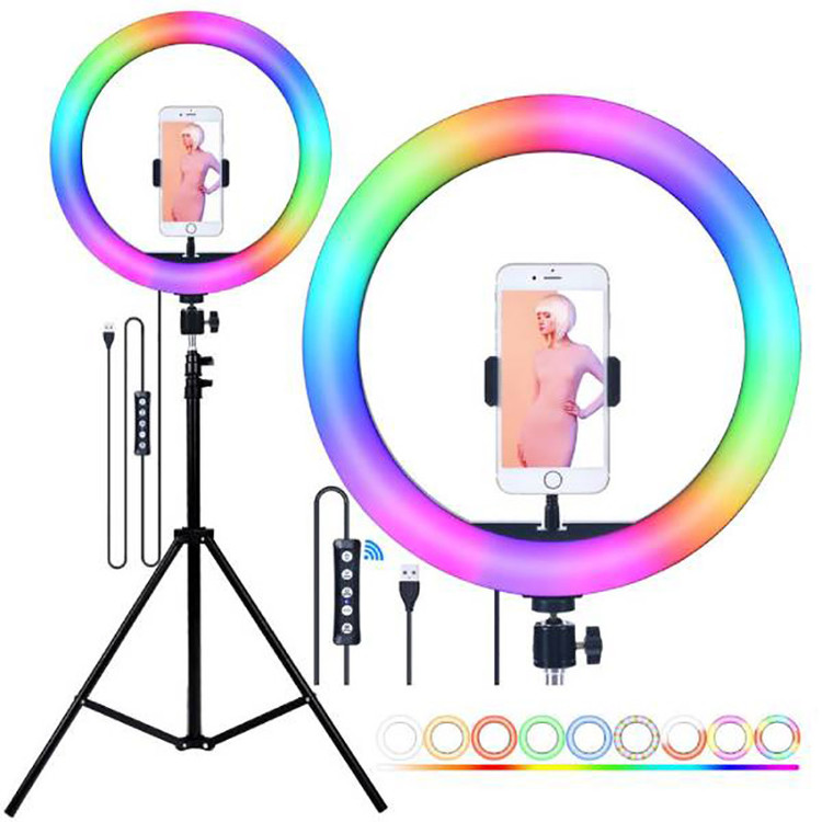 رینگ لایت مدل LJJ-30RGB