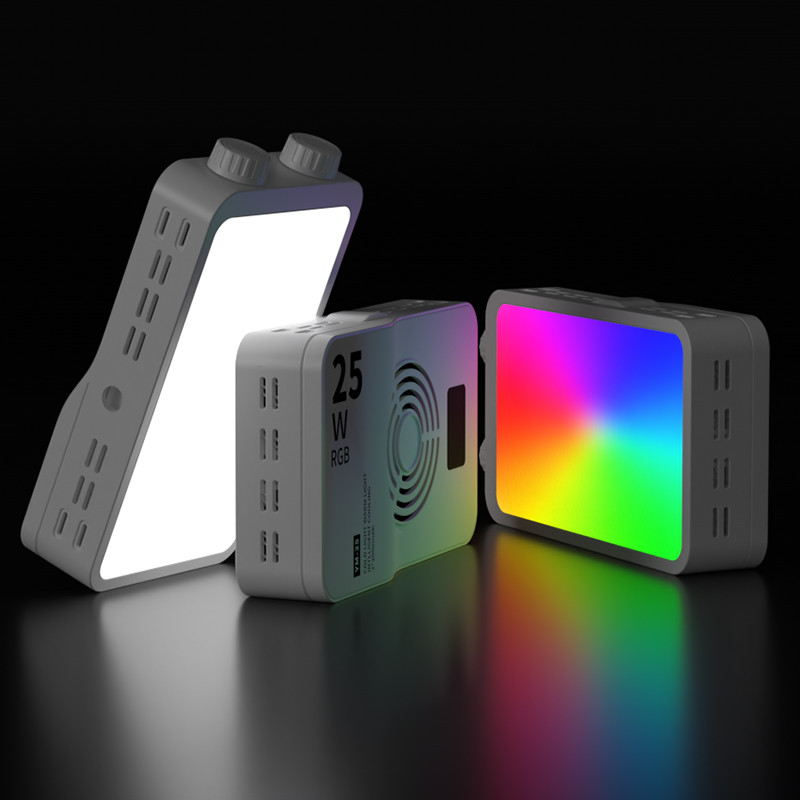نور ثابت ال ای دی مدل YM-25W RGB
