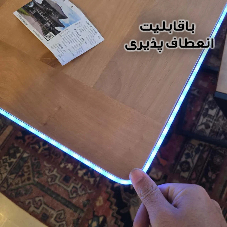 ریسه نئون لومیز مدل APP-5M RGB طول ۵ متر به همراه آداپتور