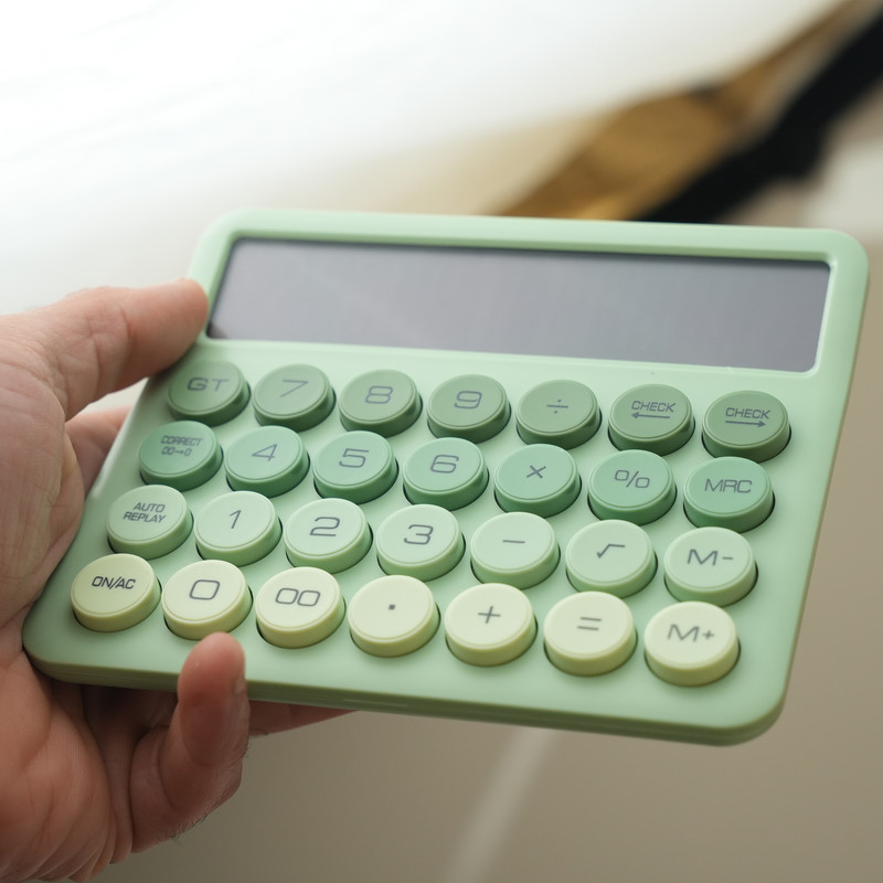 ماشین حساب رومیزی مدل پاستلی کد OS-9188