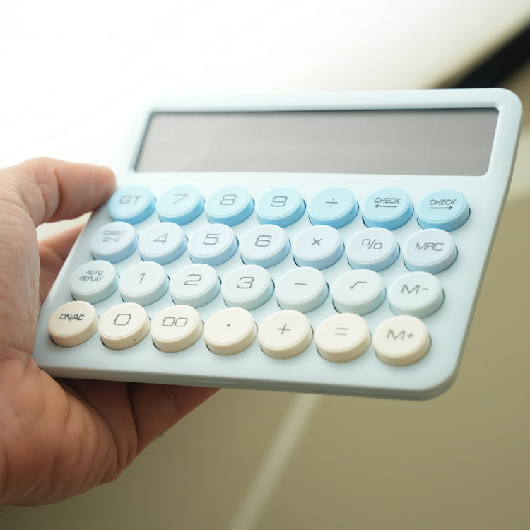 ماشین حساب رومیزی مدل پاستلی کد OS-9188