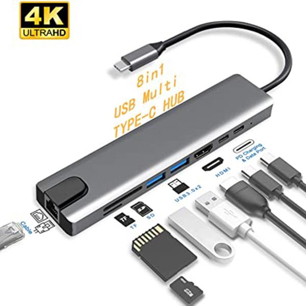 هاب 8 پورت USB-C مدل VI545