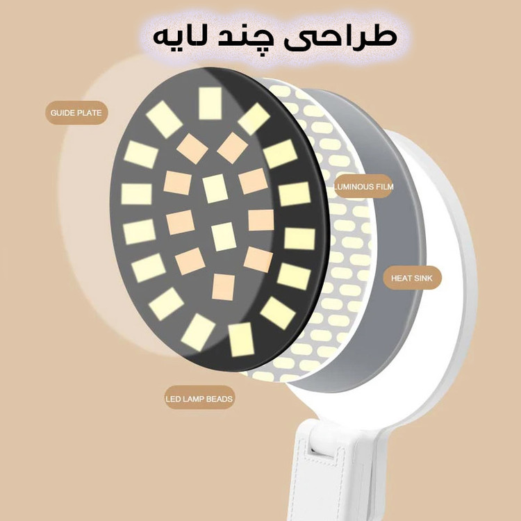 چراغ مطالعه شارژی مدل Q22-2
