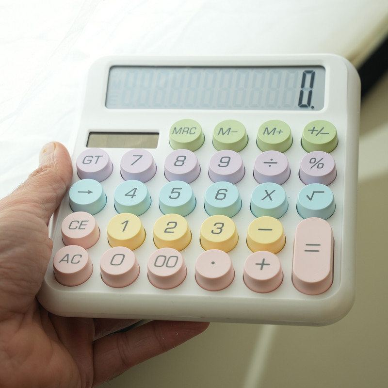 ماشین حساب رو میزی مدل خورشیدی کد KK-2208