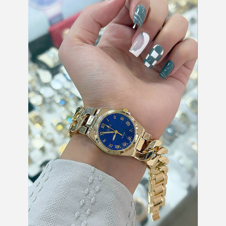 ساعت زنانه کارتیر برند اریکس کیفیت عالی شیک و زیبا صفحه آبی