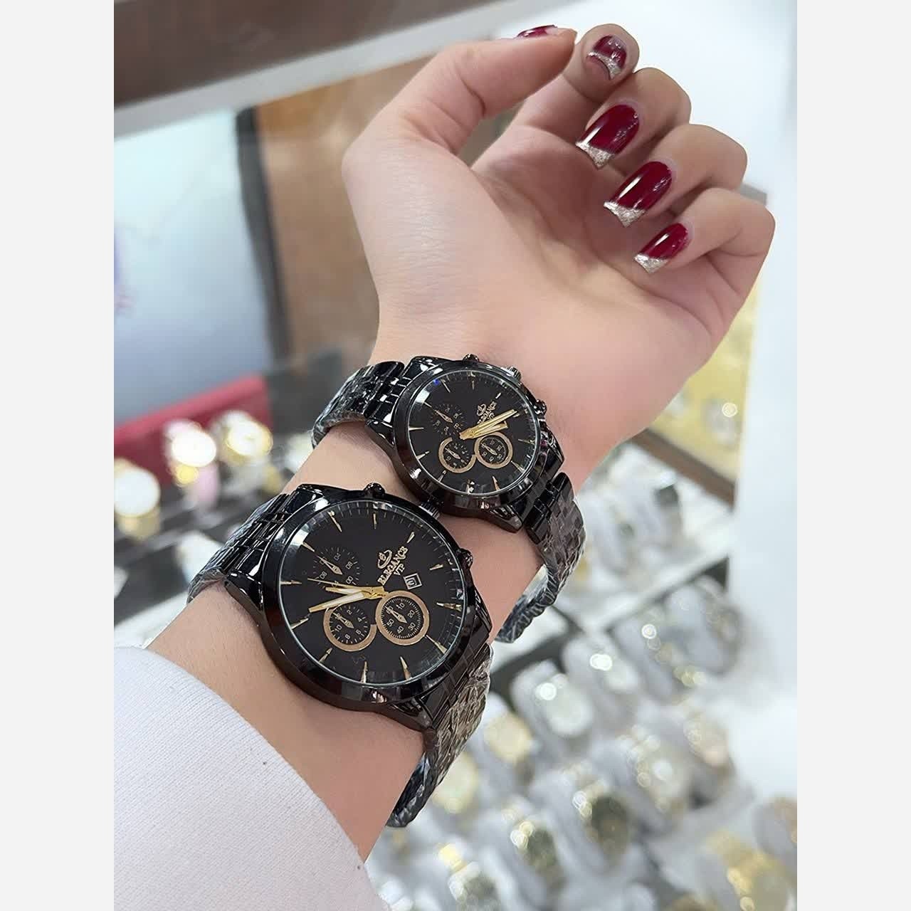 ساعت زنانه و مردانه النگاس کیفیت عالی شیک و زیبا فروش به صورت ست و تک ارسال رایگان۔ ساعت زنانه ۔ ساعت مردانه ۔ست ساعت