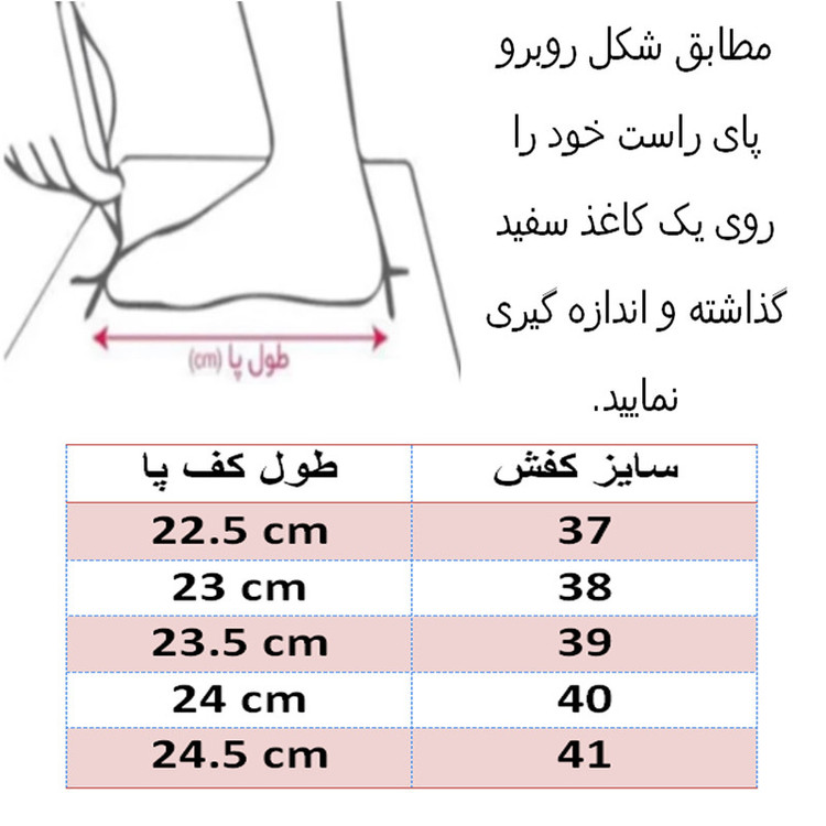 کفش روزمره زنانه مدل دراگون کد C-8854