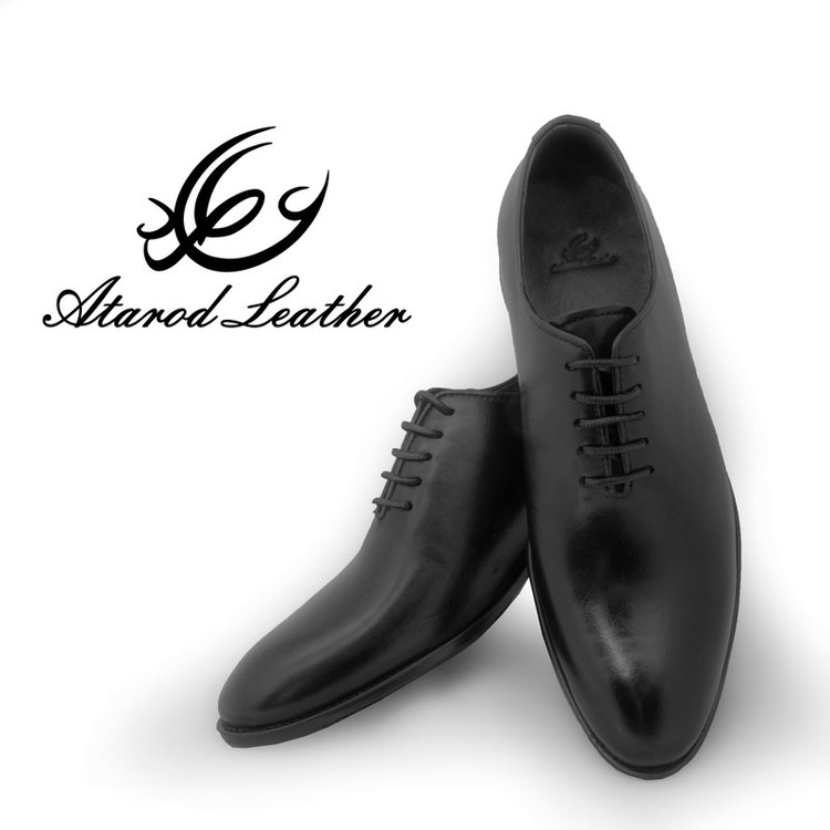 کفش رسمی مردانه چرم عطارد مدل چرم طبیعی کد SH317