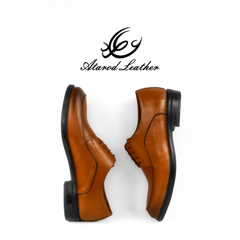 کفش مردانه چرم عطارد مدل چرم طبیعی کد SH246