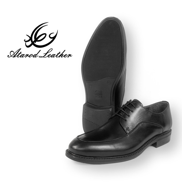 کفش مردانه چرم عطارد مدل چرم طبیعی کد SH246