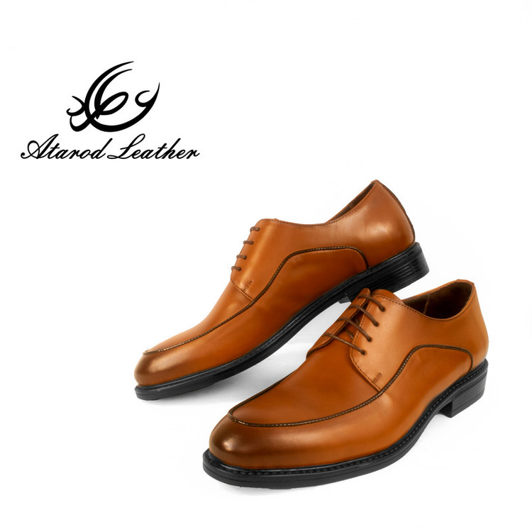 کفش مردانه چرم عطارد مدل چرم طبیعی کد SH246